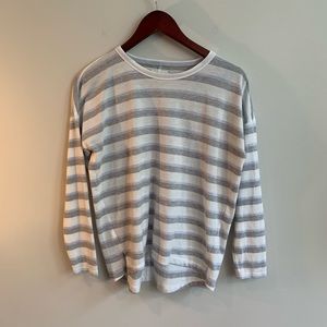 Lou & Grey Striped Petalsoft Dropped Shoulder Tee